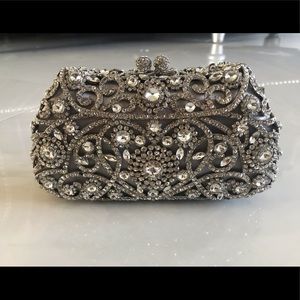 Silver Princess Clutch